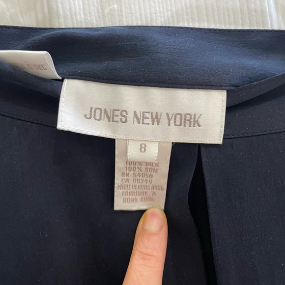 Vintage 100% Silk Satin Blue Midi Skirt - Picture 4 of 5